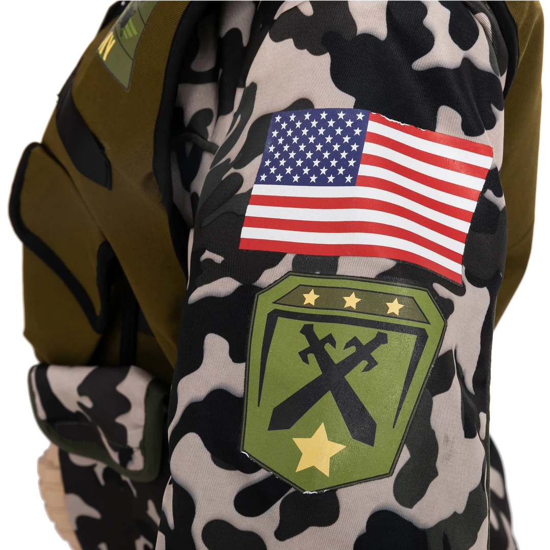 Spooktacular Creations Camo Trooper Costume For Role Play Cosplay- Child 7 Spooktacular Creations Camo Trooper Costume For Role Play Cosplay- Child