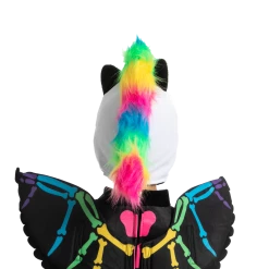 Spooktacular Creations Colorful Unicorn Skeleton Costume For Role Play Cosplay- Child