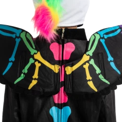 Spooktacular Creations Colorful Unicorn Skeleton Costume For Role Play Cosplay- Child