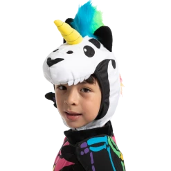 Spooktacular Creations Colorful Unicorn Skeleton Costume For Role Play Cosplay- Child