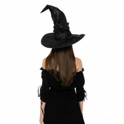 Spooktacular Creations Headwear Large Ruched Black Witch Hat Role Play Cosplay Accessaries - Adult 11 Spooktacular Creations Headwear Large Ruched Black Witch Hat Role Play Cosplay Accessaries - Adult
