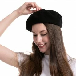Spooktacular Creations Black Beret Hat - Adult 17 Spooktacular Creations Black Beret Hat - Adult