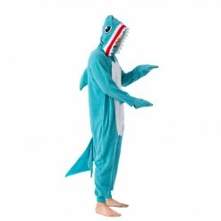 Spooktacular Creations Animal Costumes Shark Animal Onesies Costume - Adult