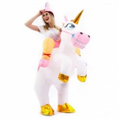 Spooktacular Creations Unicorn Ride-On Inflatable Costume - Adult Adult Costumes