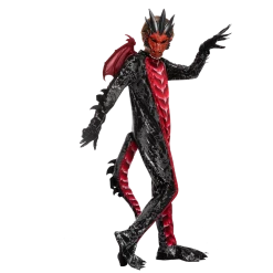 Spooktacular Creations Boys Black And Red Dragon Costume Scary Costumes