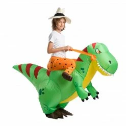 Spooktacular Creations Inflatable Ride-On Dinosaur Costume Animal Costumes