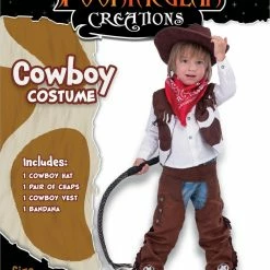 Spooktacular Creations Cowboy Costume Set For Role Play Cosplay Child Costumes