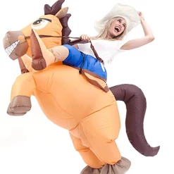 Spooktacular Creations Inflatable Ride-On Cowboy Costume - Adult Adult Costumes