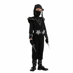 Spooktacular Creations Black Ninja Costume Cosplay - Child