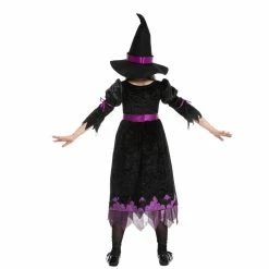 Spooktacular Creations Classic Costumes Bat Witch Costume (Purple) - Child
