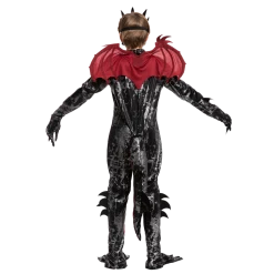 Spooktacular Creations Boys Black And Red Dragon Costume Scary Costumes