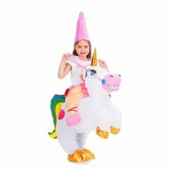Spooktacular Creations Inflatable Ride-On Unicorn Princess Costume - Child Child Costumes
