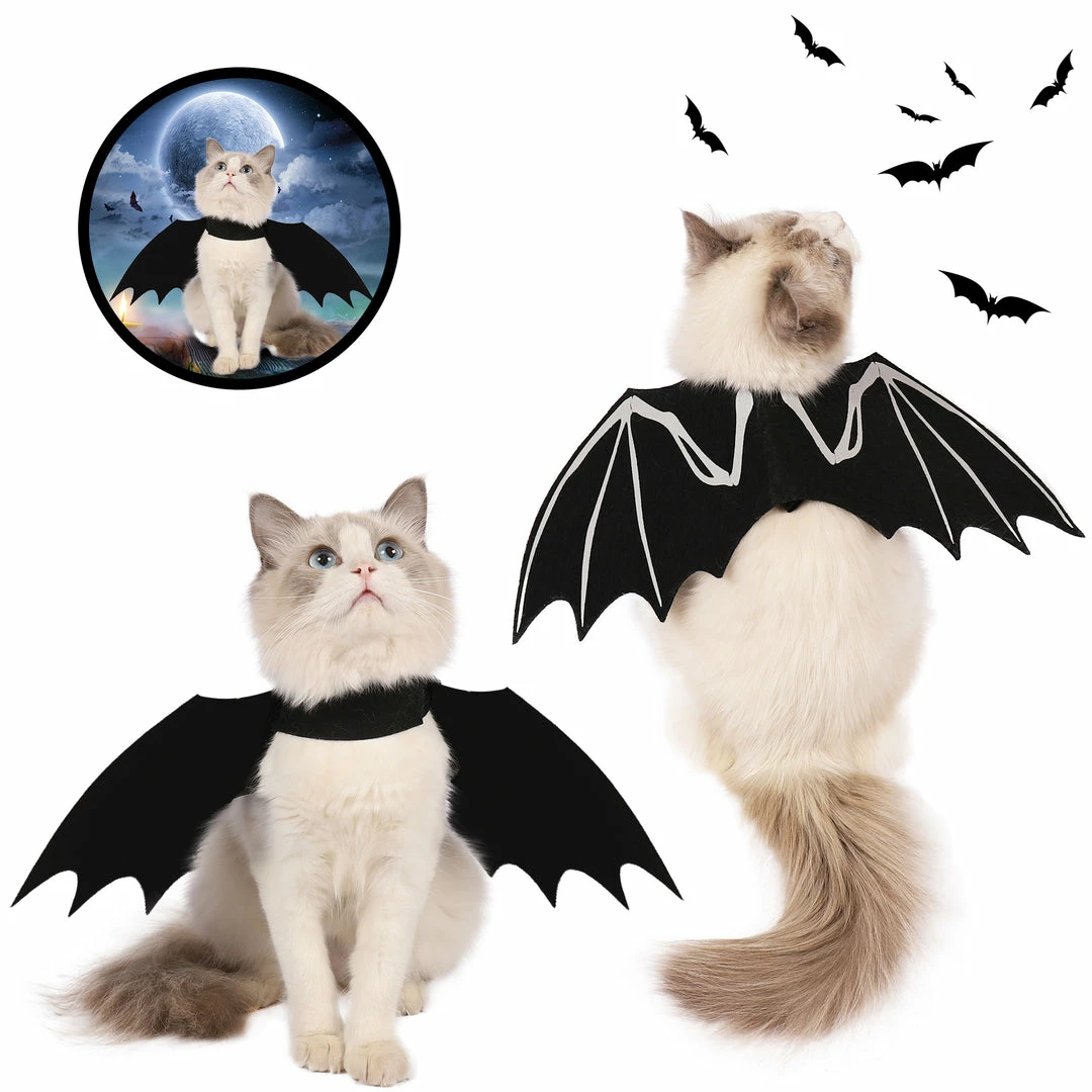 Spooktacular Creations Bat Wings Cat Costume 3 Spooktacular Creations Bat Wings Cat Costume