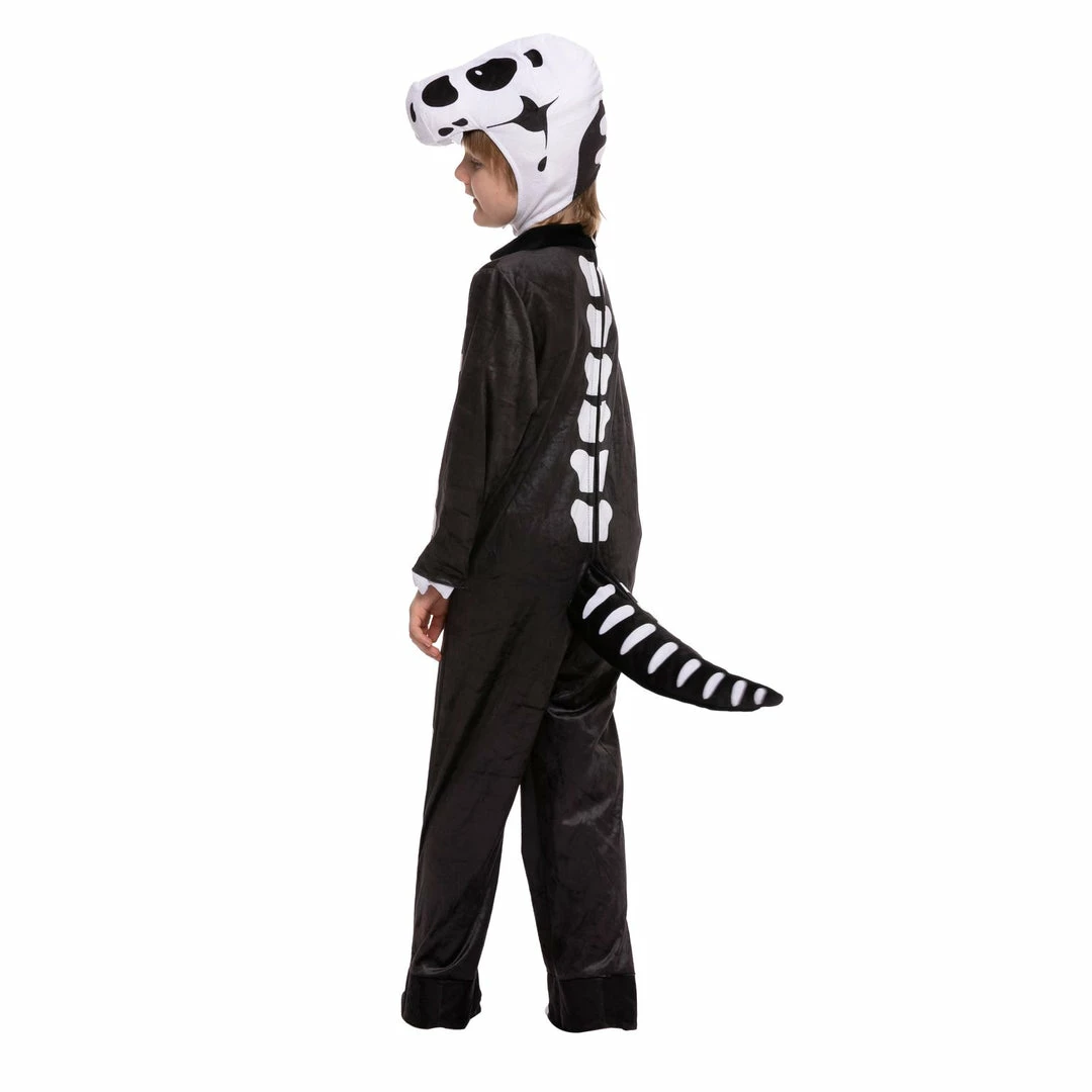 Spooktacular Creations Cartoonish Skeleton T-rex Costume For Role Play Cosplay- Child Child Costumes 4 Spooktacular Creations Cartoonish Skeleton T-rex Costume For Role Play Cosplay- Child Child Costumes