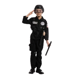 Spooktacular Creations SWAT Officer Costume Role Play Cosplay - Child