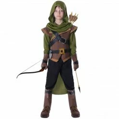 Spooktacular Creations Child Costumes Robin Hood Costume Set For Role Play Cosplay - Kids