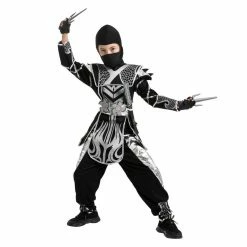 Spooktacular Creations Silver Ninja Costume - Child Classic Costumes