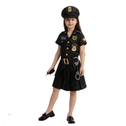 Spooktacular Creations Police Officer Costume For Role Play Cosplay - Child Classic Costumes