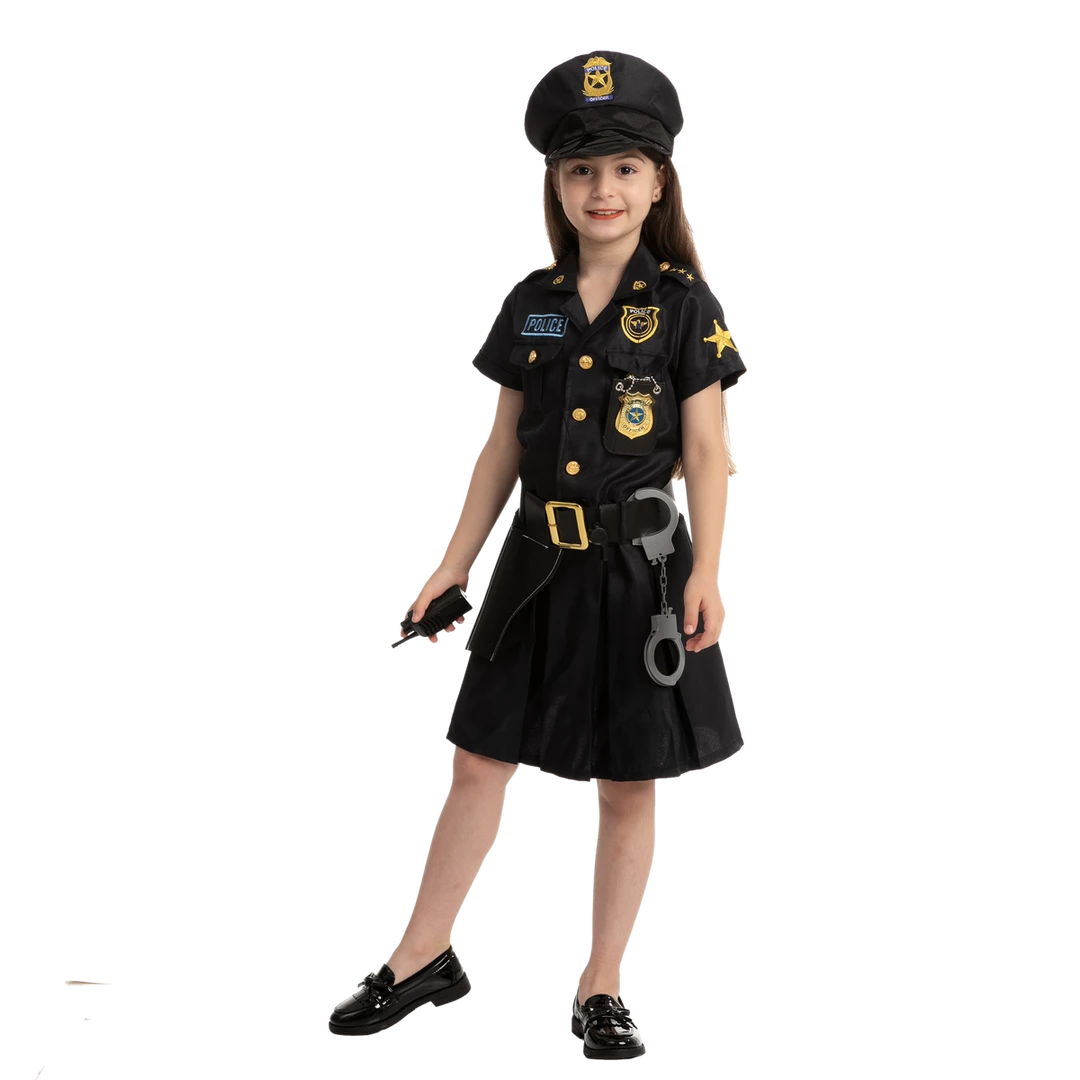 Spooktacular Creations Police Officer Costume For Role Play Cosplay - Child Classic Costumes 3 Spooktacular Creations Police Officer Costume For Role Play Cosplay - Child Classic Costumes