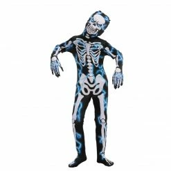 Spooktacular Creations Lightning Second Skin Skeleton Costume Cosplay- Child Child Costumes