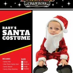 Spooktacular Creations Child Costumes Christmas Santa Costume Set - Child