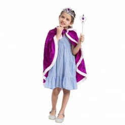 Spooktacular Creations Princess Costume Cosplay Accessories Set (Purple)