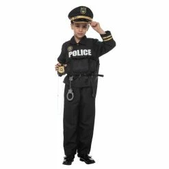 Spooktacular Creations Police Costume For Boys Role Play Cosplay Classic Costumes