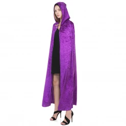 Spooktacular Creations Scary Costumes Hooded Velvet Cloak Cape Costume Cosplay - Adult