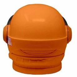 Spooktacular Creations Orange Astronaut Helmet With Movable Visor Cosplay - Child