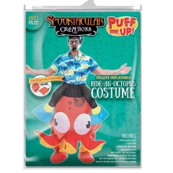 Spooktacular Creations Inflatable Ride-On Octopus Costume - Adult Animal Costumes