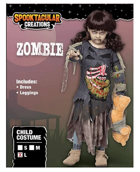 Spooktacular Creations Child Costumes Zombie Girl Costume Set Cosplay 6 Spooktacular Creations Child Costumes Zombie Girl Costume Set Cosplay