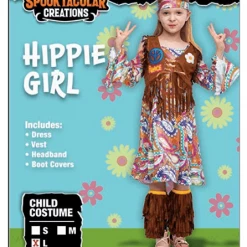 Spooktacular Creations Girl Hippie Cosplay Costume - Child