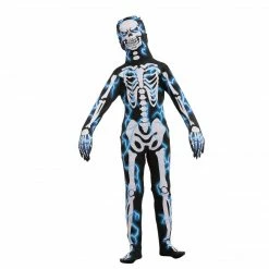 Spooktacular Creations Lightning Second Skin Skeleton Costume Cosplay- Child Child Costumes