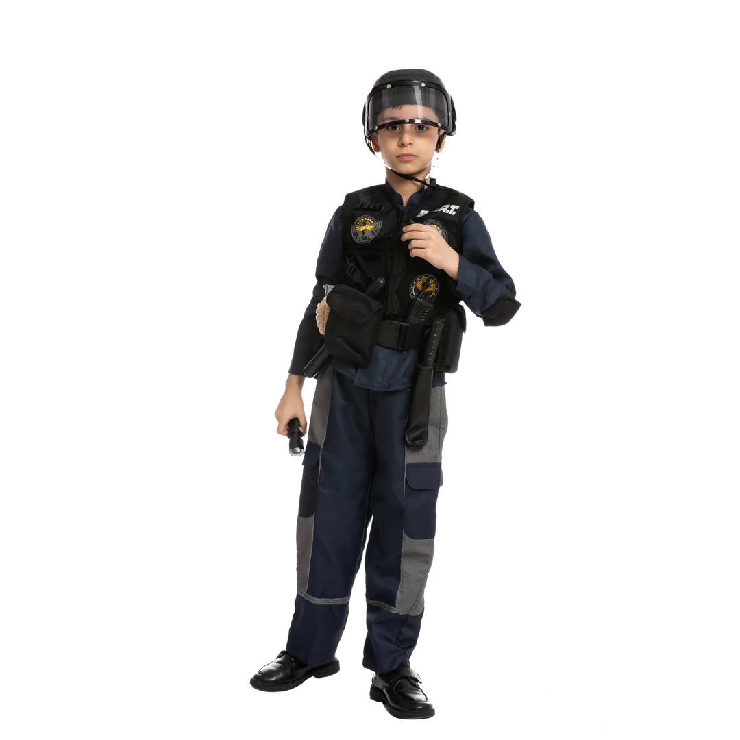 Spooktacular Creations Classic Costumes SWAT Fighter Costume Role Play Cosplay - Child 4 Spooktacular Creations Classic Costumes SWAT Fighter Costume Role Play Cosplay - Child
