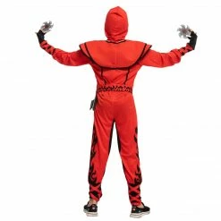 Spooktacular Creations Red Ninja Costume Cosplay - Child Classic Costumes