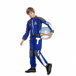 Spooktacular Creations Classic Costumes Blue Astronaut Costume Cosplay - Child