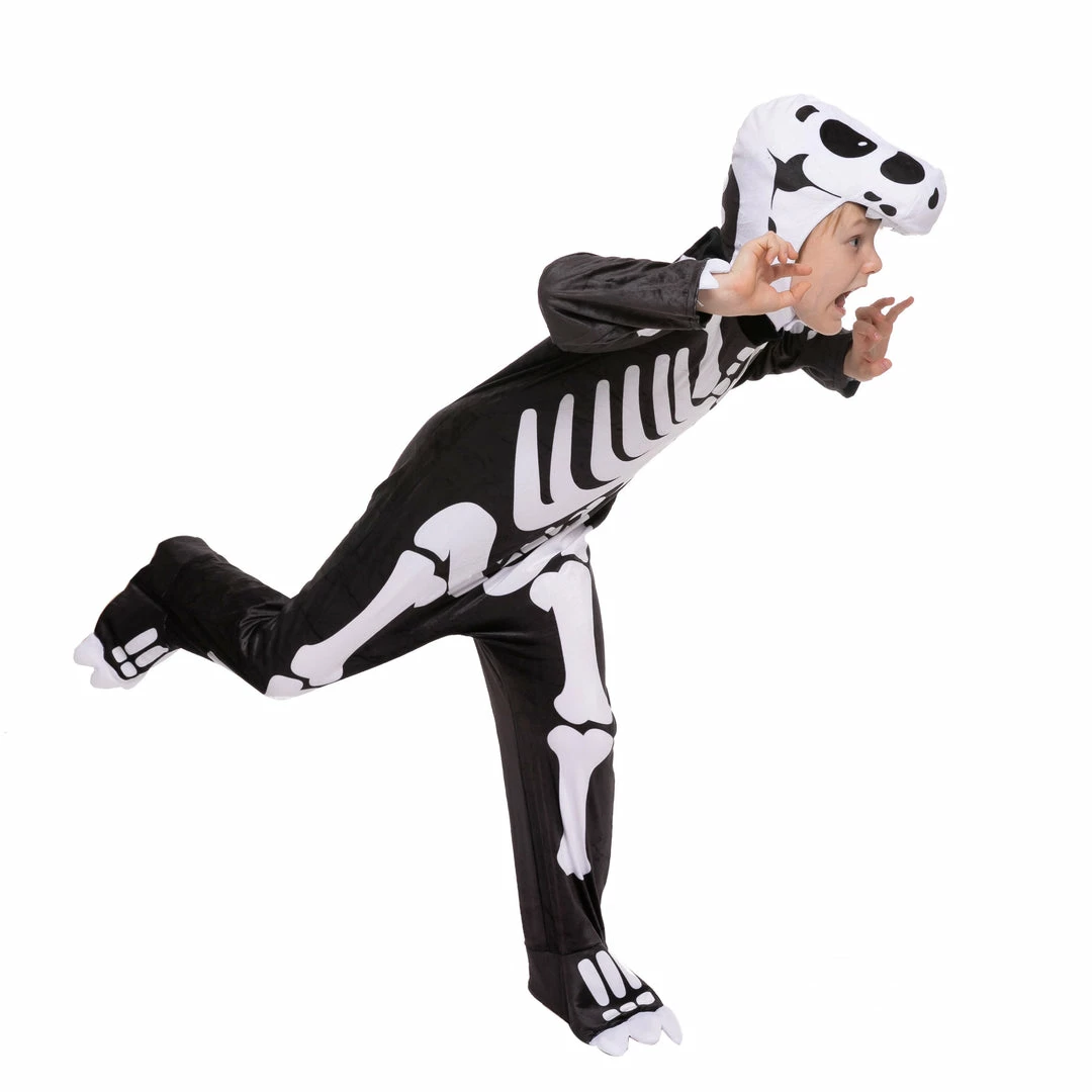 Spooktacular Creations Cartoonish Skeleton T-rex Costume For Role Play Cosplay- Child Child Costumes 5 Spooktacular Creations Cartoonish Skeleton T-rex Costume For Role Play Cosplay- Child Child Costumes