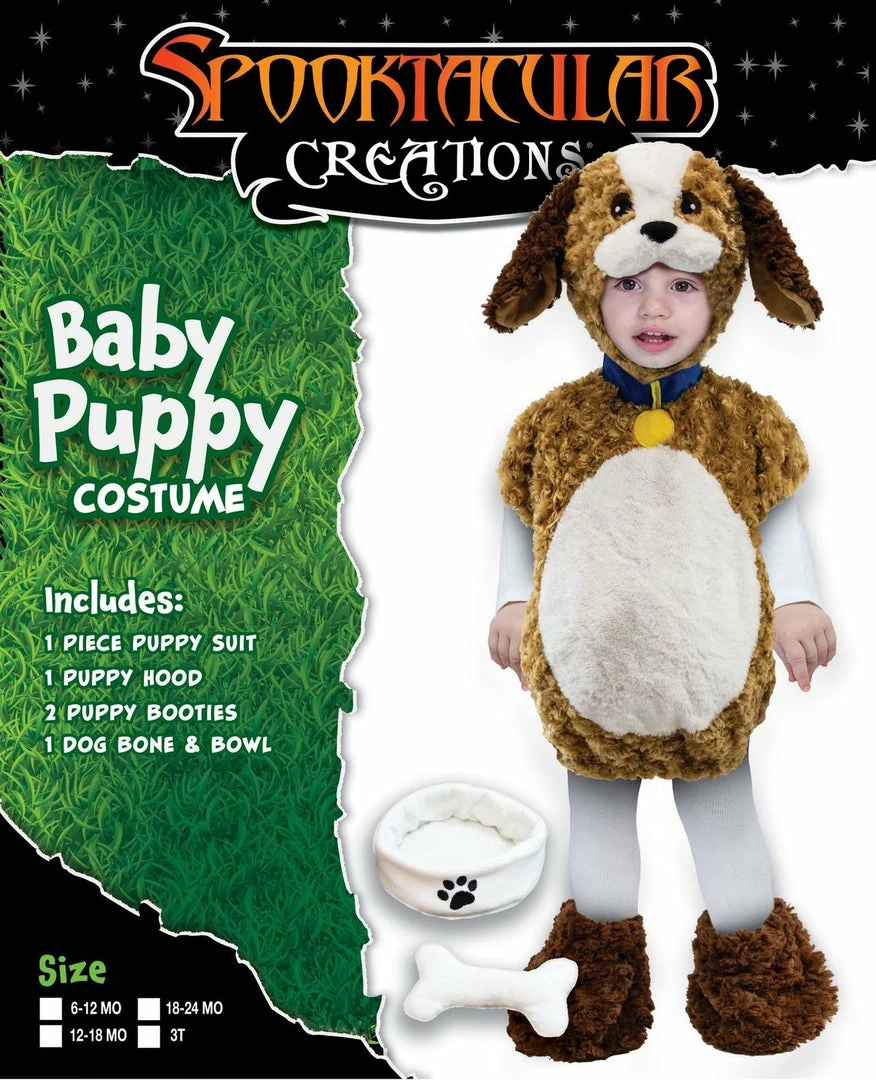 Spooktacular Creations Cuddly Puppy Costume - Child Babies/ Toddlers 5 Spooktacular Creations Cuddly Puppy Costume - Child Babies/ Toddlers