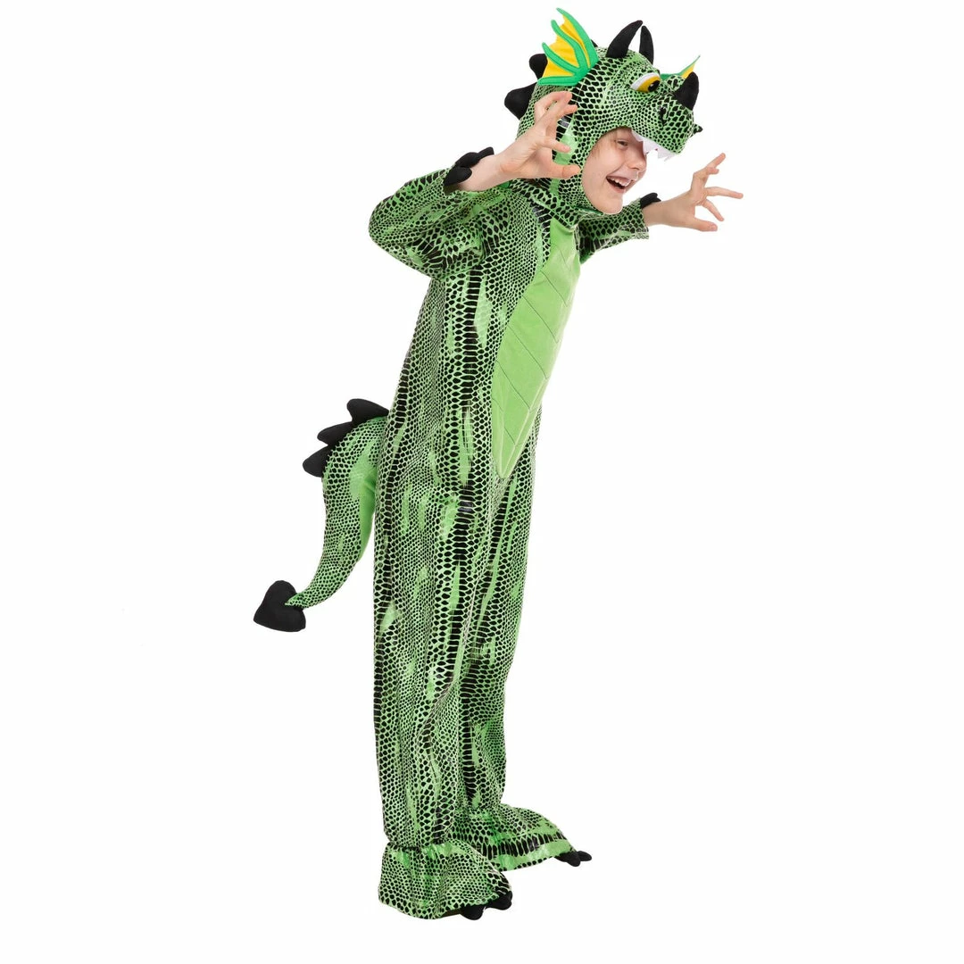 Spooktacular Creations Green Dragon Costume Cosplay - Child 3 Spooktacular Creations Green Dragon Costume Cosplay - Child