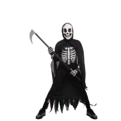 Spooktacular Creations Grim Reaper Skeleton Costume For Boys Cosplay