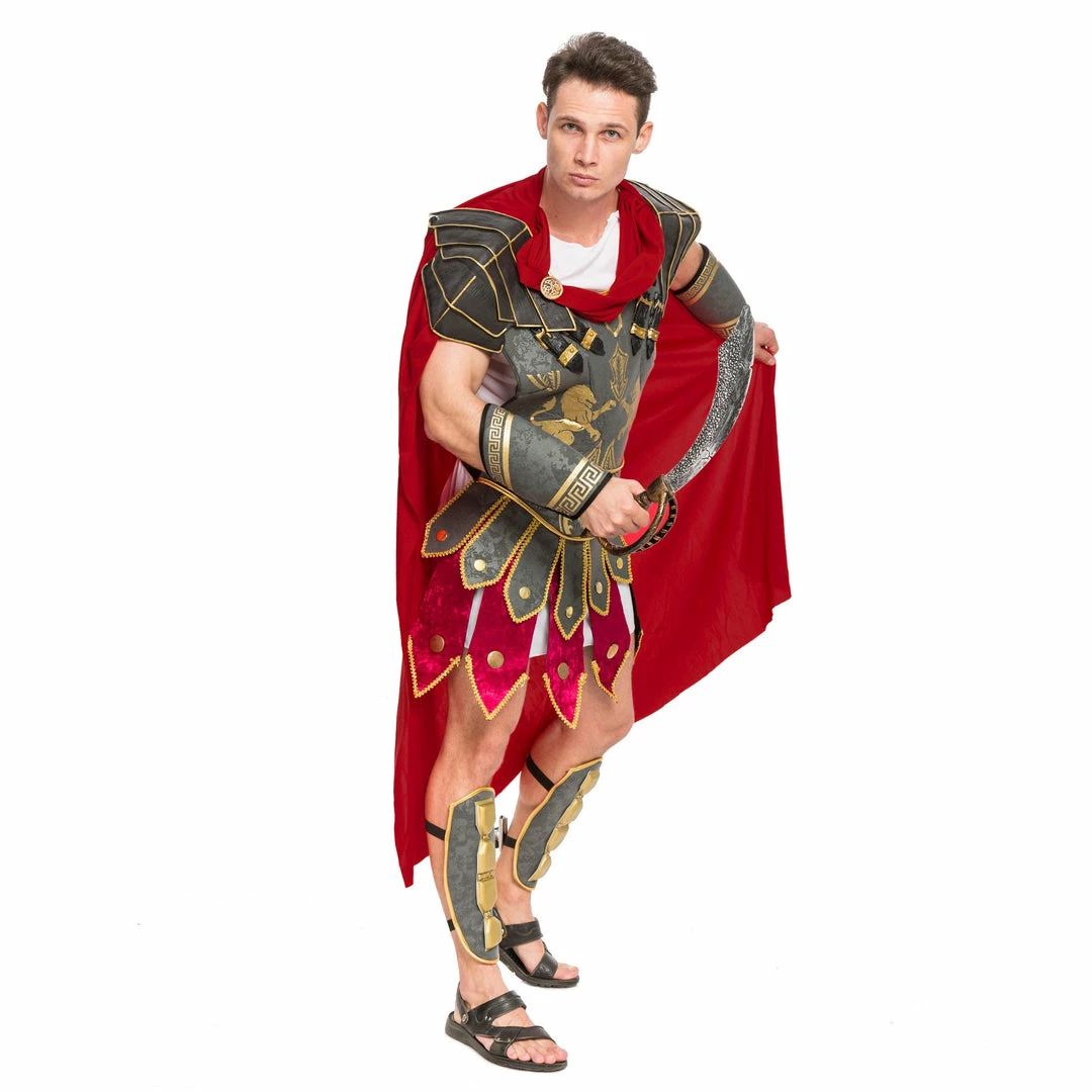 Spooktacular Creations Brave Men's Roman Gladiator Costume Set Adult Costumes 4 Spooktacular Creations Brave Men's Roman Gladiator Costume Set Adult Costumes