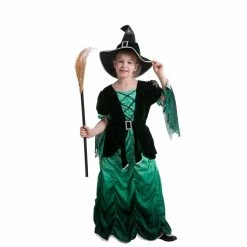 Spooktacular Creations Wicked Green Witch Costume Cosplay - Child
