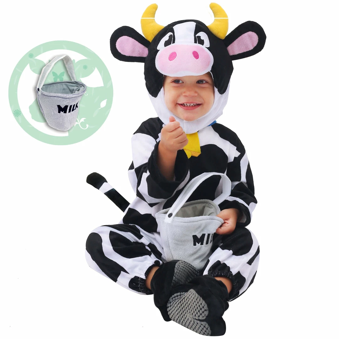 Spooktacular Creations Cow Costume For Role Play Cosplay- Child 3 Spooktacular Creations Cow Costume For Role Play Cosplay- Child