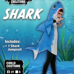 Spooktacular Creations Animal Costumes Blue Shark Costume Cosplay- Child