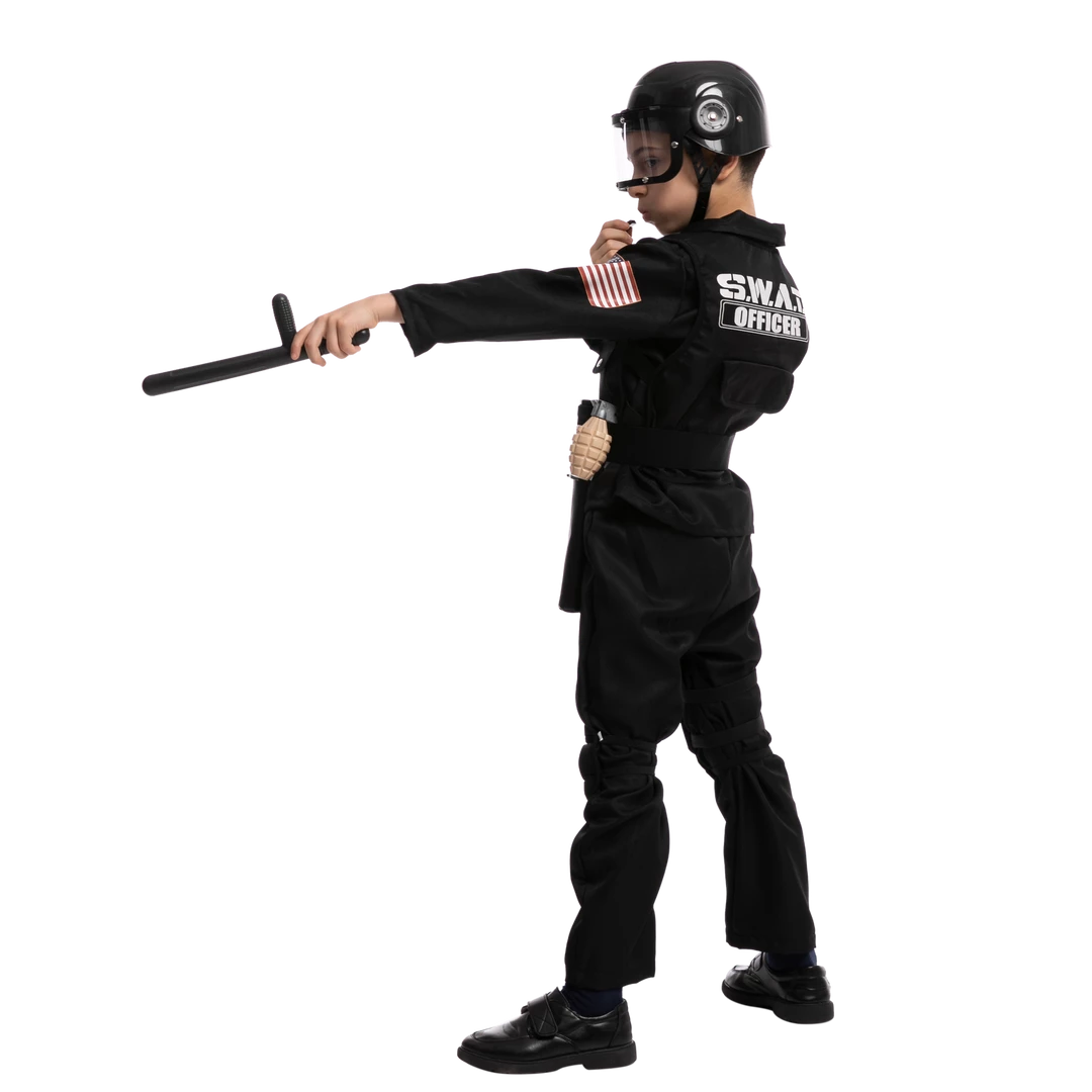 Spooktacular Creations SWAT Officer Costume Role Play Cosplay - Child 5 Spooktacular Creations SWAT Officer Costume Role Play Cosplay - Child