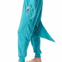 Spooktacular Creations Animal Costumes Shark Animal Onesies Costume - Adult
