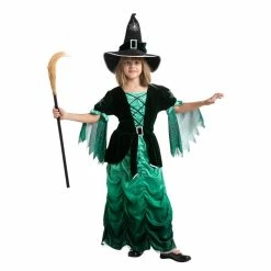 Spooktacular Creations Wicked Green Witch Costume Cosplay - Child