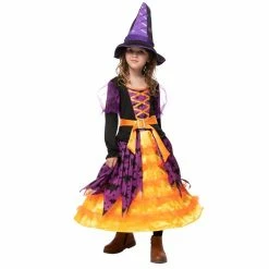 Spooktacular Creations Child Costumes LED Light Up Bat Witch Tutu Costume For Role Play Cosplay- Child