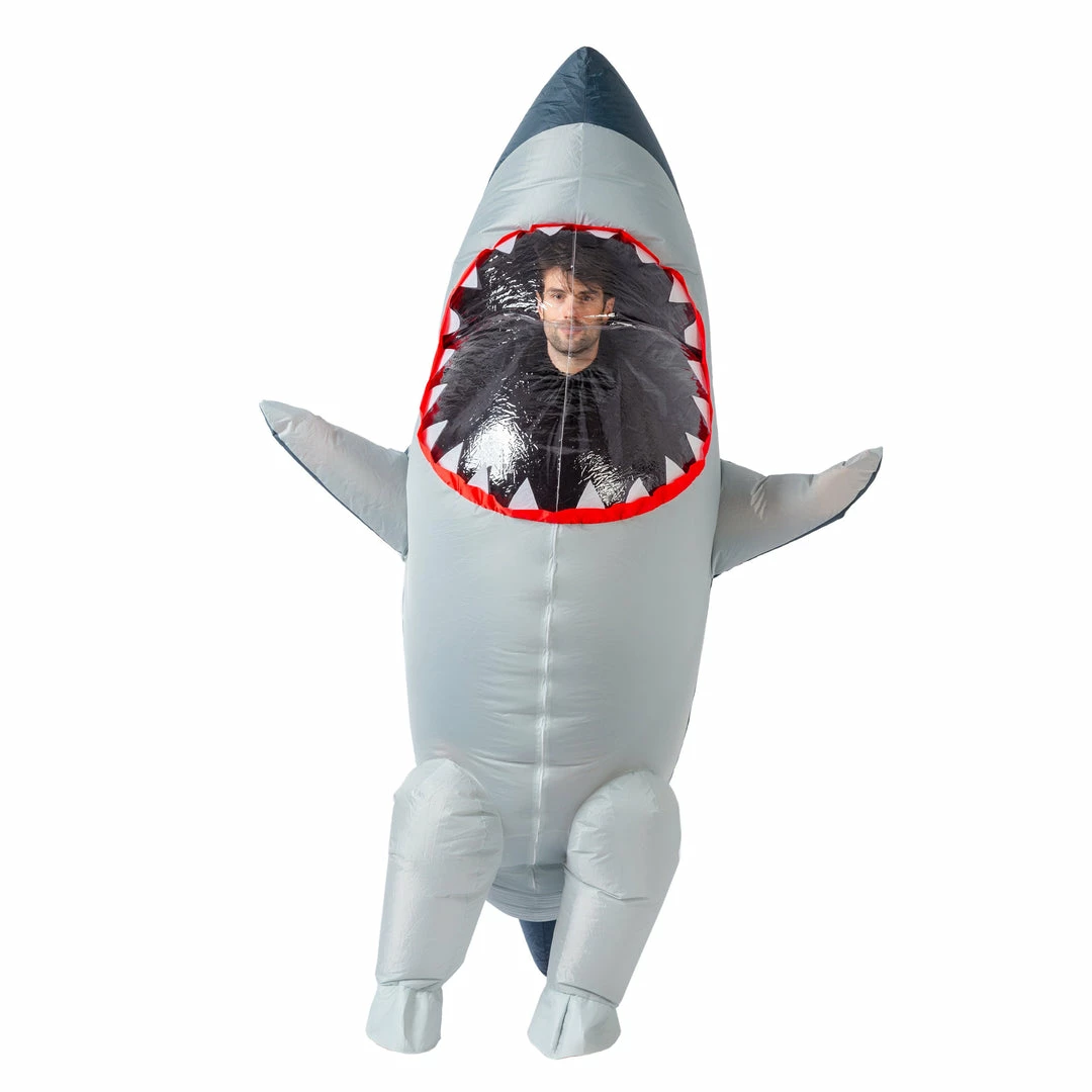 Spooktacular Creations Inflatable Great White Shark Costume - Adult 5 Spooktacular Creations Inflatable Great White Shark Costume - Adult