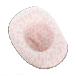 Spooktacular Creations Pink Tiara Felt Cowboy Hats, 2 Pack Child Costumes